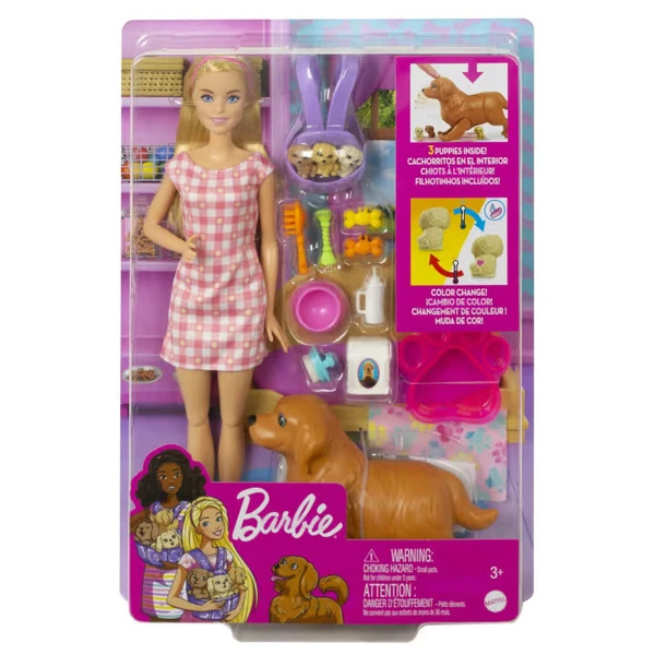 BARBIE CACHORRINHOS RECÉM NASCIDOS MATTEL