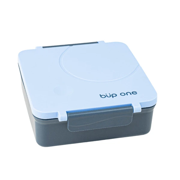 BENTO BOX COM 3 DIVISÓRIAS E POTE TÉRMICO AZUL BUP ONE