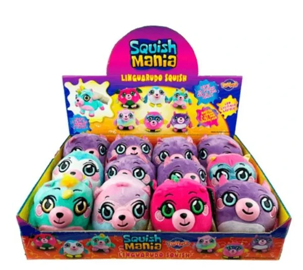 BICHINHO PELÚCIA SQUISH MANIA LINGUARUDO - TOYNG