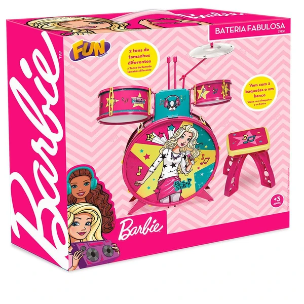BRINQUEDO BARBIE BATERIA FABULOSA