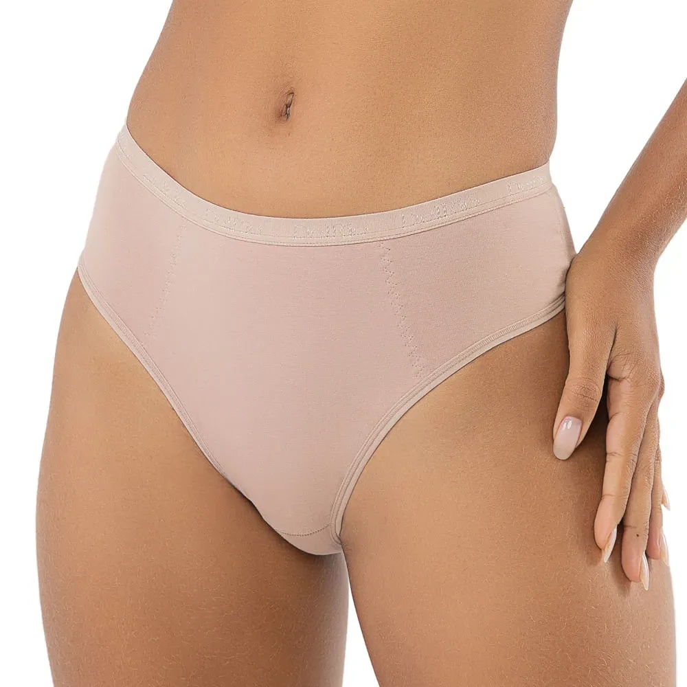 CALCINHA LARGA EM COTTON COM ELÁSTICO