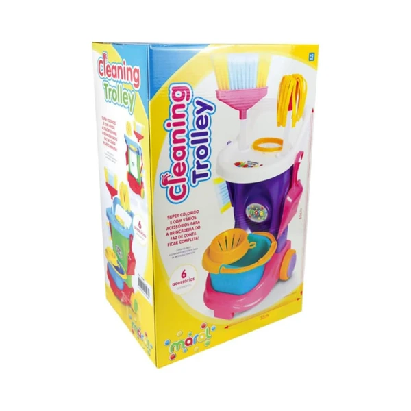 CARRINHO CLEANING TROLLEY COMPLETO MARAL