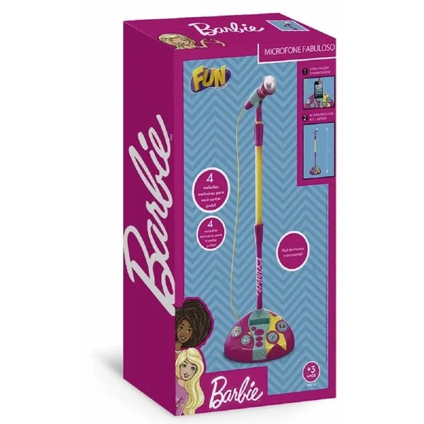 FUN BARBIE MICROFONE FABULOSO