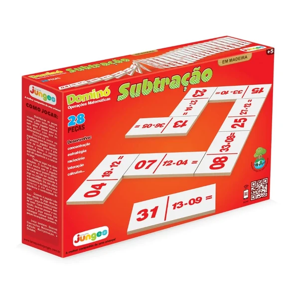 JOGO DE DOMINÓ SUBTRAÇÃO JUNGES