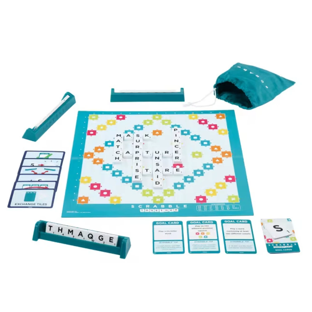 JOGO DE TABULEIRO SCRABBLE 2 EM 1 MATTEL