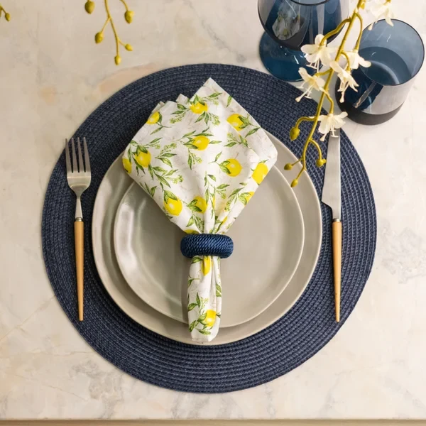 KIT DE GUARDANAPOS 45X45 4 PEÇAS SICILIANO COPA E CIA