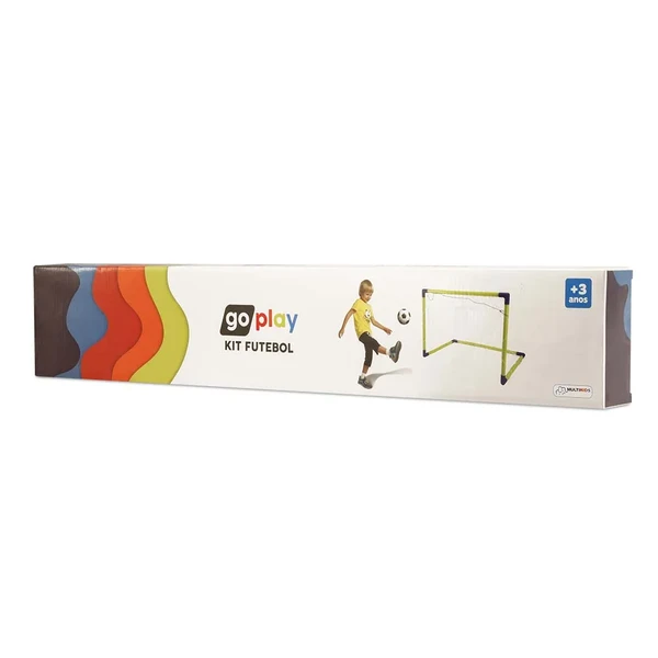 KIT FUTEBOL BOLA E TRAVE GO PLAY MULTIKIDS