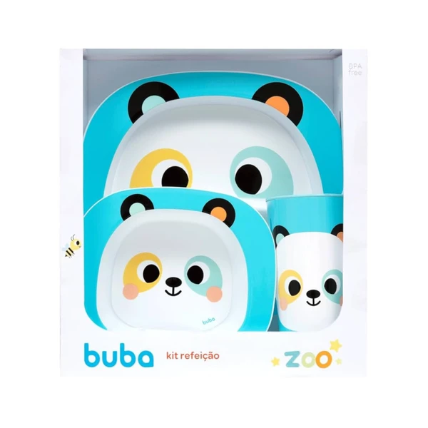 KIT REFEIÇÃO BUBA BUBAZOO PANDA