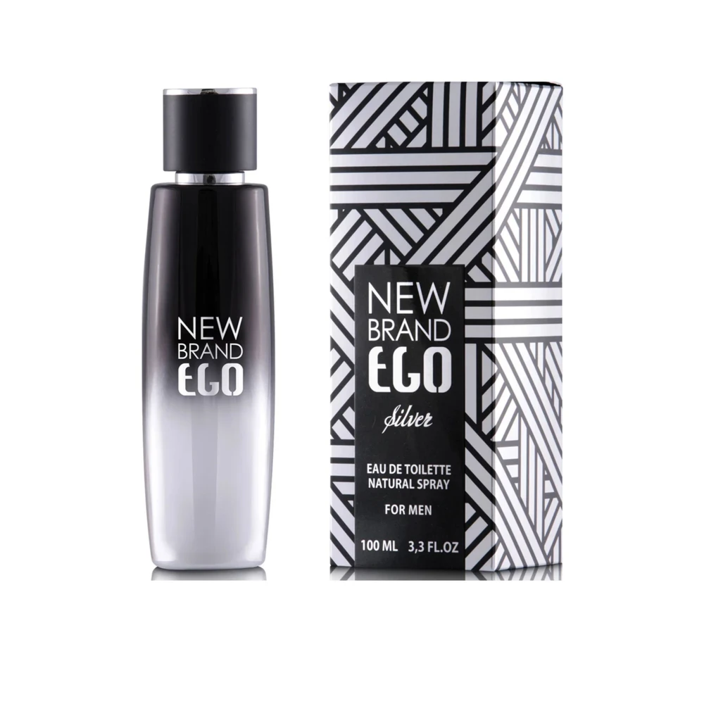 PERFUME NEW BRAND EGO SILVER FOR MEN 100ML