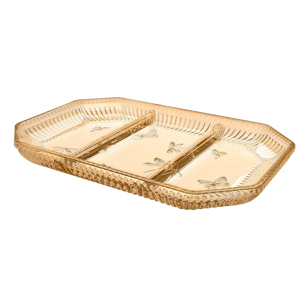 PETISQUEIRA CRISTAL ECOLÓGICO 3 DIVISÓRIAS FULL FIT CARAMELO