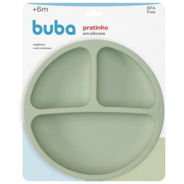 PRATINHO BUBA SILICONE COM VENTOSA