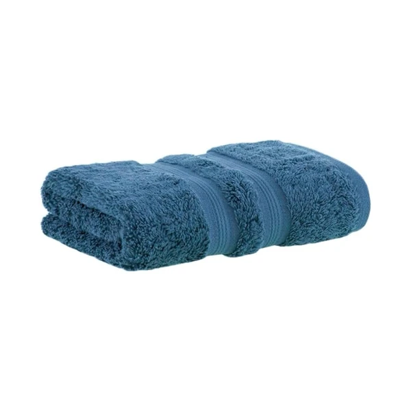 TOALHA DE ROSTO ALGODÃO EGÍPCIO AZUL BUDDEMEYER