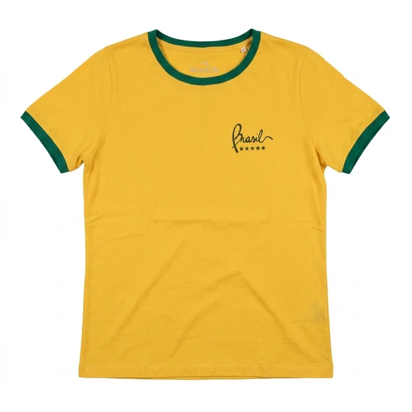 CAMISETA FEMININA HILL BRASIL COPA DO MUNDO