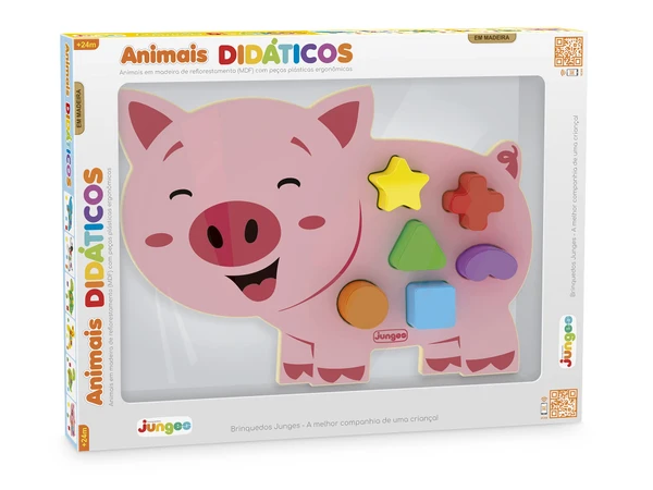 ANIMAIS DIDÁTICOS PORQUINHO JUNGES