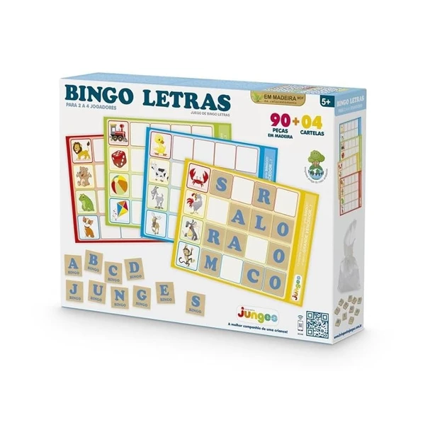 BINGO DE LETRAS JUNGES