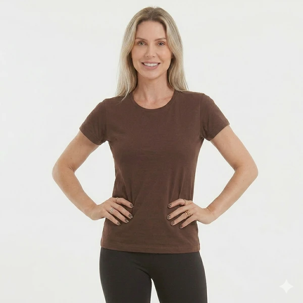 BLUSA FEMININA MALWEE MANGA CURTA
