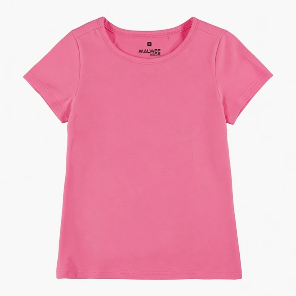 BLUSA INFANTIL FEMININA MALWEE BÁSICA COTTON LIGHT