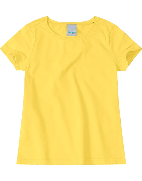 BLUSA INFANTIL FEMININA MALWEE BÁSICA