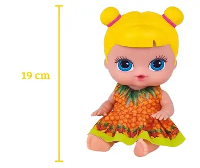 BONECA CHEIRINHO DE FRUTAS GROSELHA