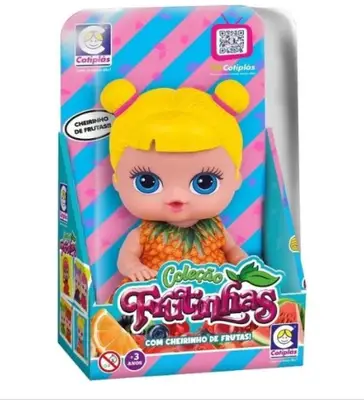 BONECA CHEIRINHO DE FRUTAS GROSELHA