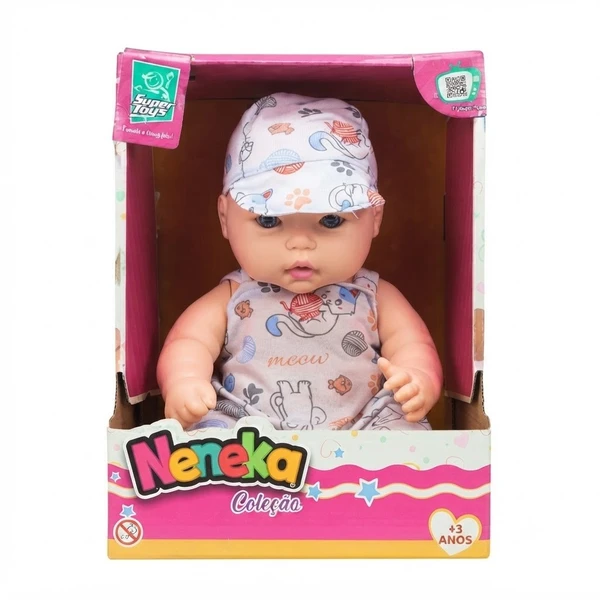BONECO NENEKO COLEÇÃO NENEKA MENINO SUPER TOYS