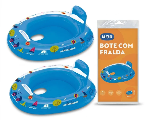 BOTE MOR - INFLÁVEL INFANTIL BEBE COM FRALDA