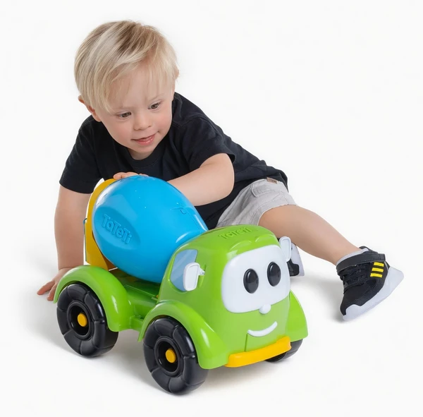 BRINQUEDO CAMINHÃO BETONEIRA RODADINHOS