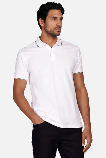 CAMISA POLO MASCULINA ARAMIS BÁSICA 4 FRISOS