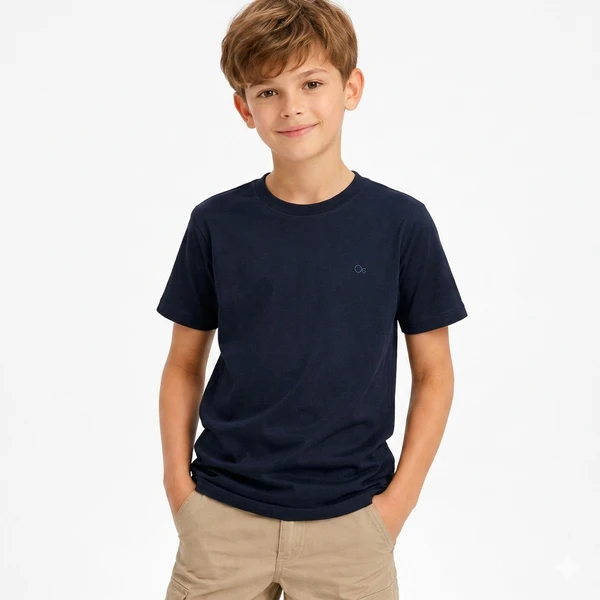 CAMISETA BÁSICA MARINHO OGOCHI INFANTIL E JUVENIL