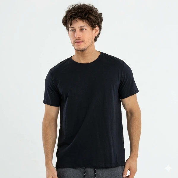 CAMISETA MASCULINA BÁSICA LISA