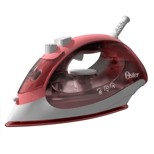 FERRO OSTER TURBO A VAPOR COM BASE CERÂMICA VERMELHO