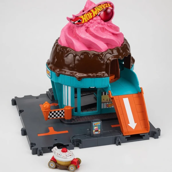 HOT WHEELS CITY PISTA DE BRINQUEDO SORVETERIA MATTEL