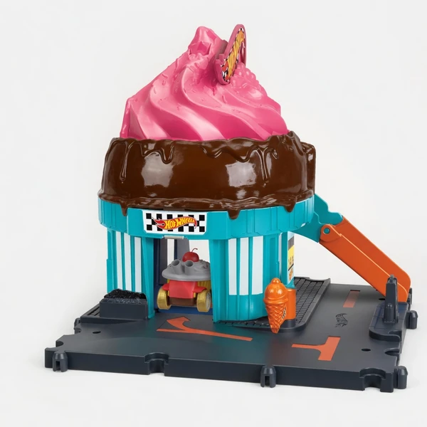 HOT WHEELS CITY PISTA DE BRINQUEDO SORVETERIA MATTEL