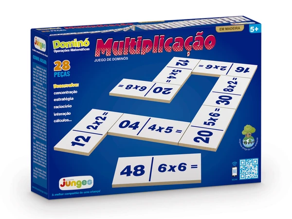 JOGO DE DOMINÓ MULTIPLICAÇÃO JUNGES