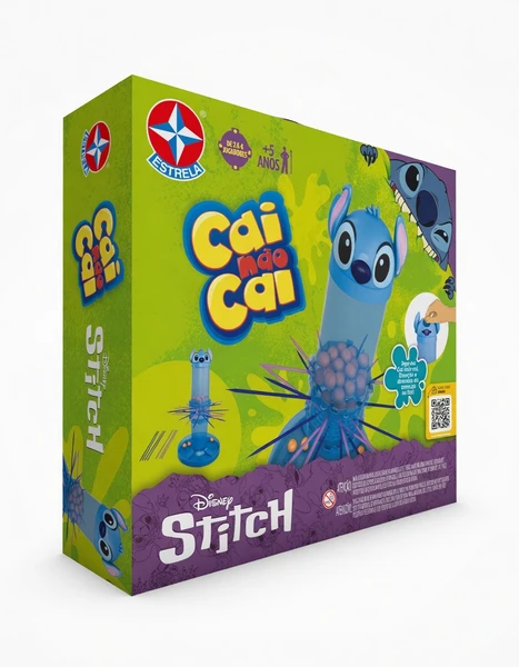 JOGO INFANTIL CAI NÃO CAI STITCH - ESTRELA