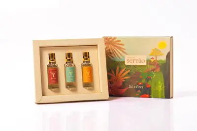KIT DE EXPERIMENTAÇÃO 3 AROMAS DO SERTÃO 15ML SOL E FLORA