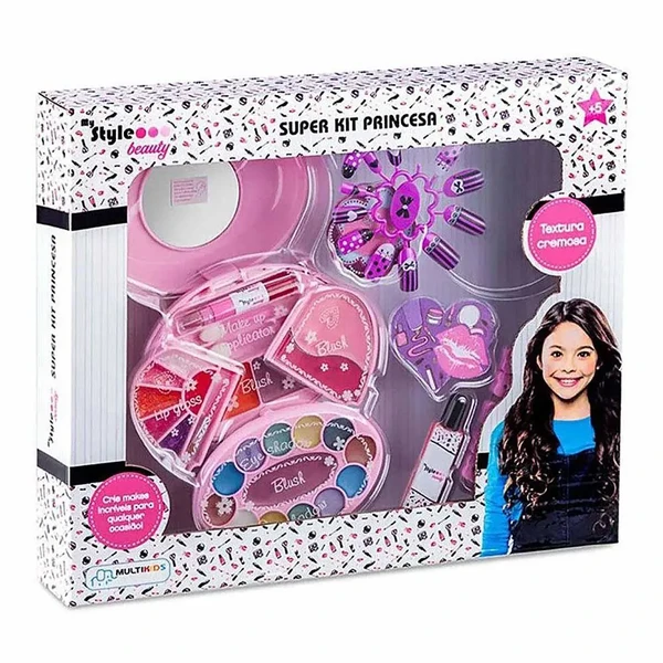 KIT MAQUIAGEM MULTIKIDS MY STYLE BEAUTY PRINCESA