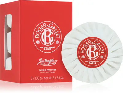 KIT SABONETES JEAN MARIE FARINA COM 3 UNIDADES ROGER & GALLET