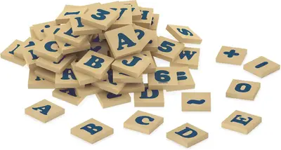 LETRAS E NÚMEROS JUNGES 80 PCS