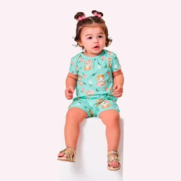 MACAQUINHO BEBÊ MENINA KYLY ONÇAS