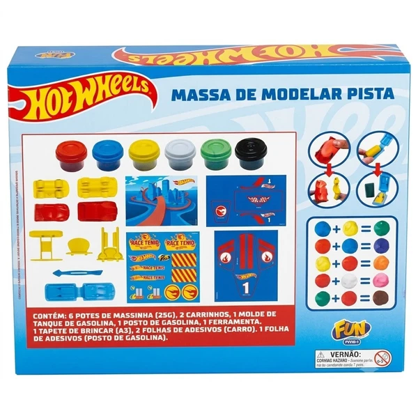 MASSINHA DE MODELAR PISTA HOT WHEELS FUN