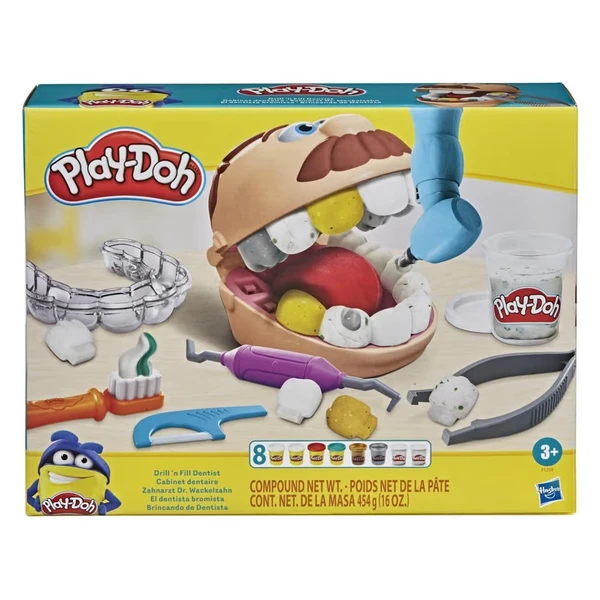 MASSINHA PLAY-DOH HASBRO BRINCADEIRA DE DENTISTA