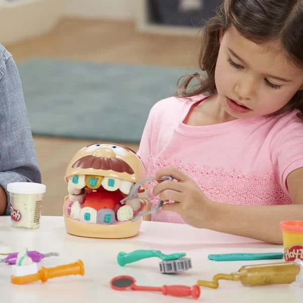 MASSINHA PLAY-DOH HASBRO BRINCADEIRA DE DENTISTA