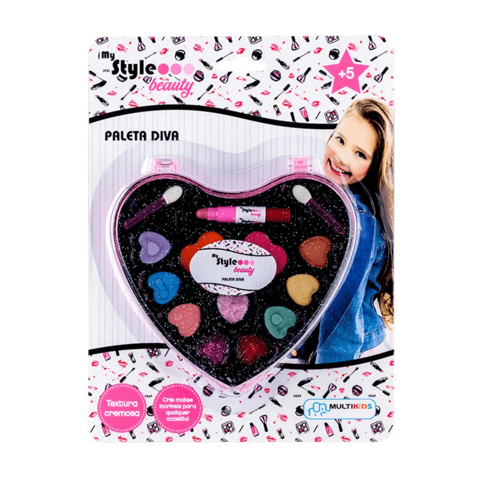 PALETA DE MAQUIAGEM MY STYLE MULTIKIDS DIVA