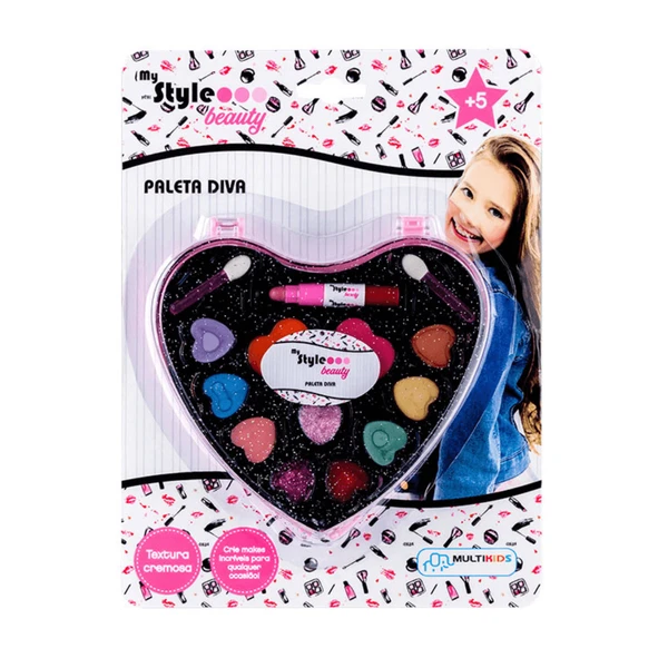 PALETA DE MAQUIAGEM MY STYLE MULTIKIDS DIVA