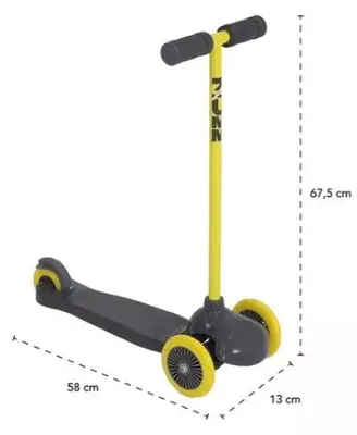 PATINETE 3 RODAS  ZUMM
