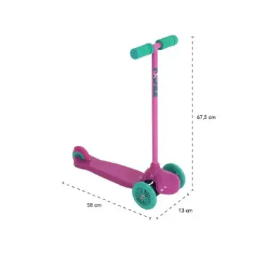 PATINETE 3 RODAS  ZUMM
