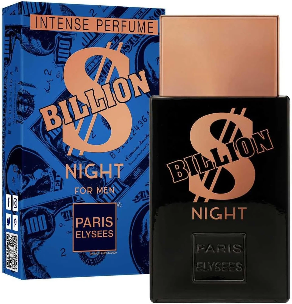 PERFUME PARIS ELYSEES BILLION NIGHT EDT – 100ML