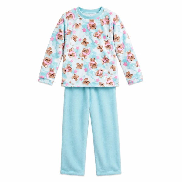 PIJAMA INFANTIL FEMININO PAULIENNE LONGO URSO
