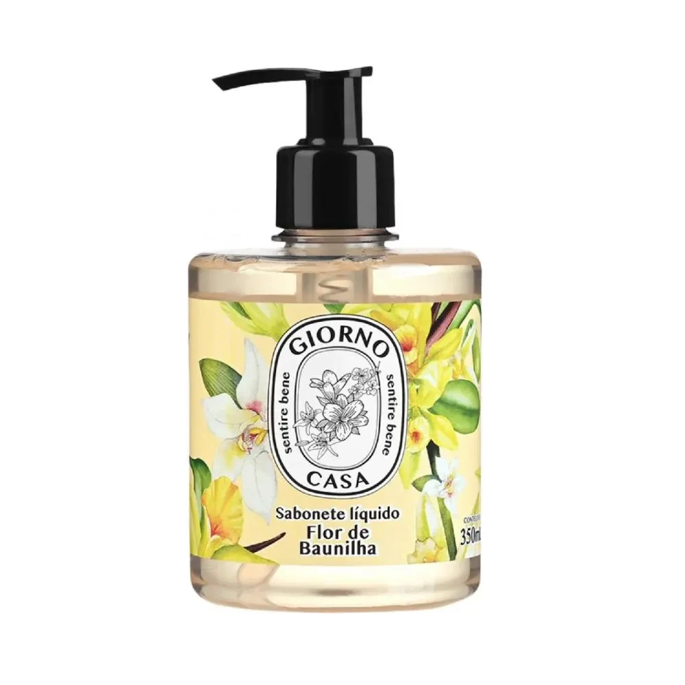 SABONETE LÍQUIDO GIORNO BAGNO FLOR DE BAUNILHA 350ML